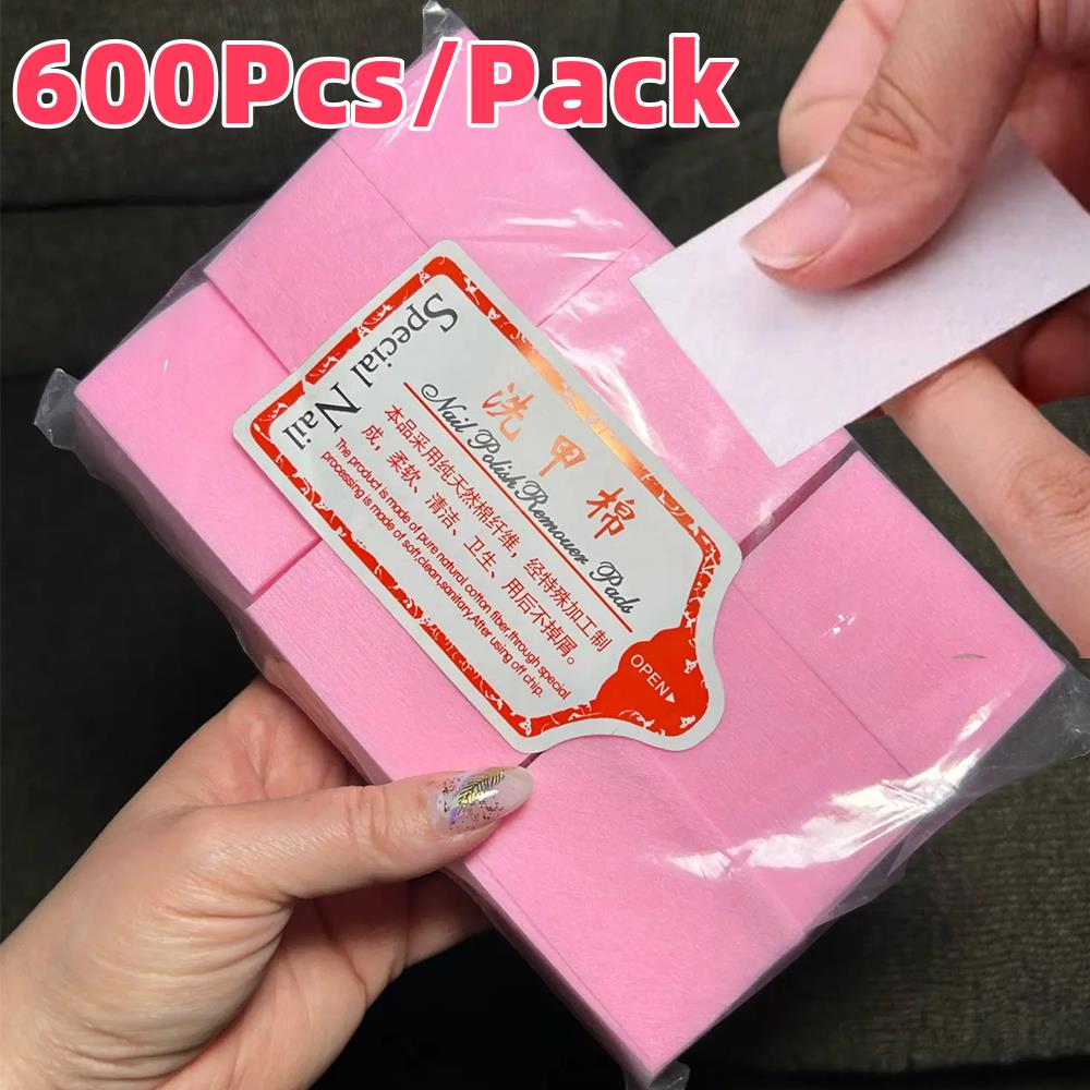 Beauty For You Makeup - 600 sztuk/opakowanie Bezpyłowe waciki kosmetyczne do