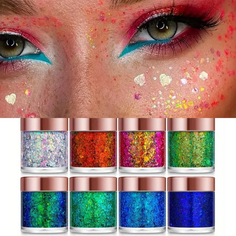 Eyeshadow Glitter Pigment - 1 szt. Brokat w żelu do