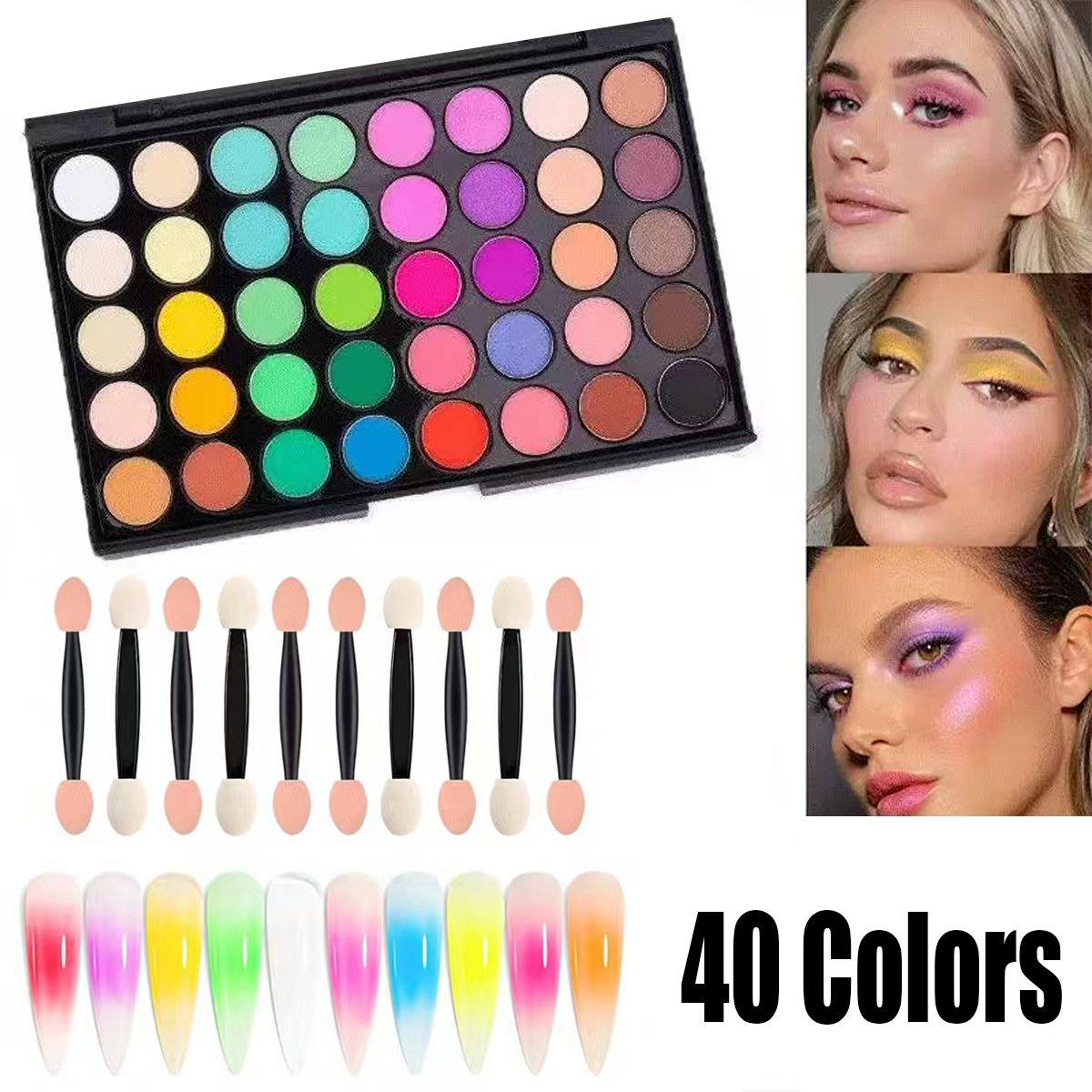 Eyeshadow Glitter Pigment - Nowa paleta do makijażu i zdobienia