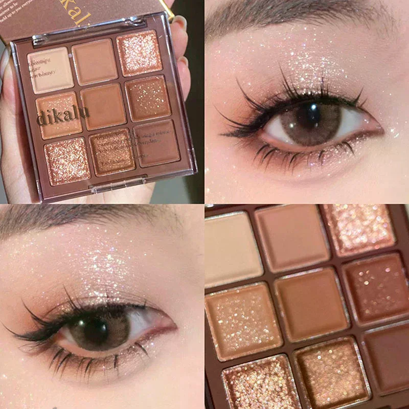 Eyeshadow Glitter Pigment - Paleta Cieni do Powiek DIKALU 9