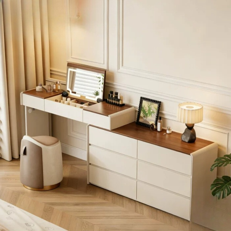 Beauty Makeup Table - Nowoczesna toaletka do makijażu do sypialni,