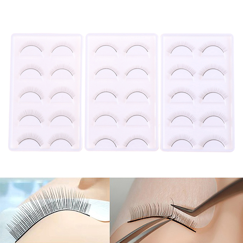 Beauty Makeup Training - 【5 Par Sztucznych Rzęs do Ćwiczeń,