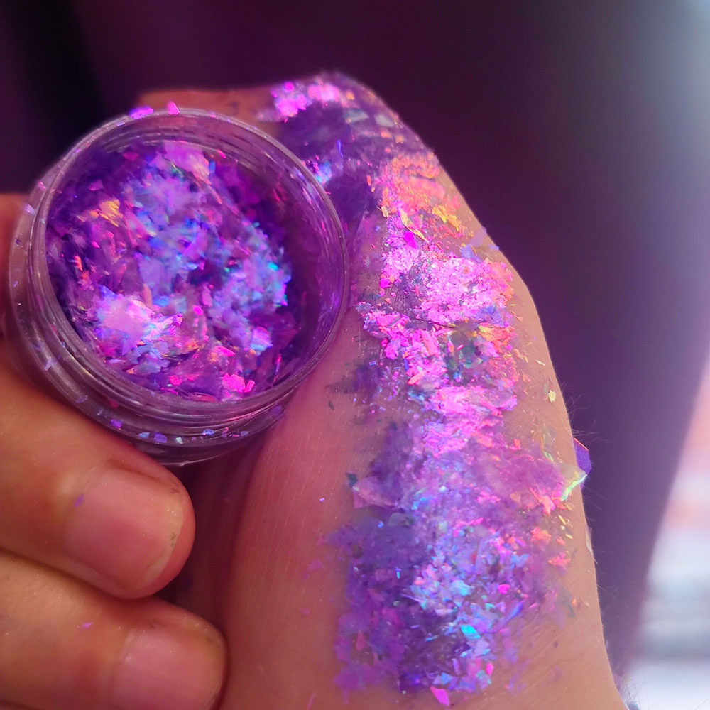 Brokatowe płatki opalu do pazn – Eyeshadow Glitter Pigment recenzja i cena