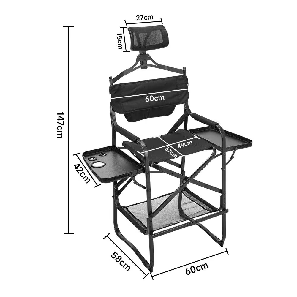 Wysokie krzesło reżyserskie, w – Beauty Makeup Table recenzja i cena