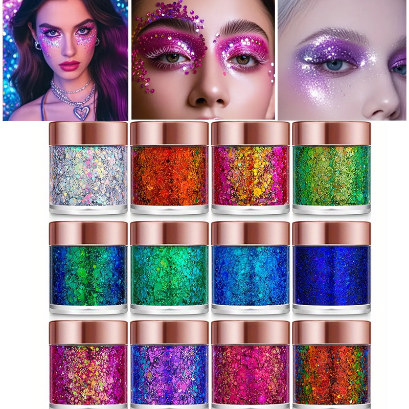 1 szt. Brokat w żelu do ciała, – Eyeshadow Glitter Pigment recenzja i cena