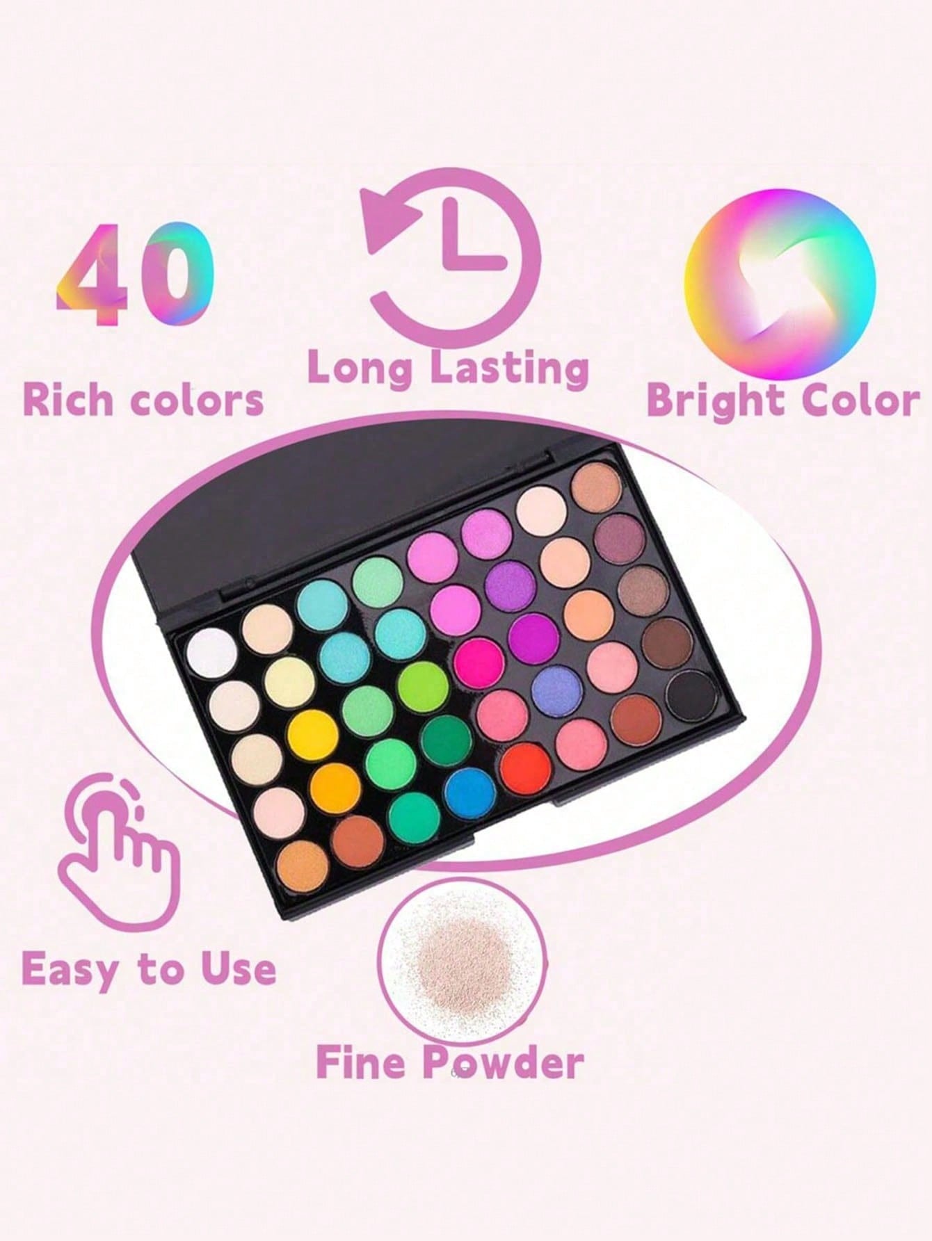Paleta pigmentów do zdobienia  – Eyeshadow Glitter Pigment recenzja i cena
