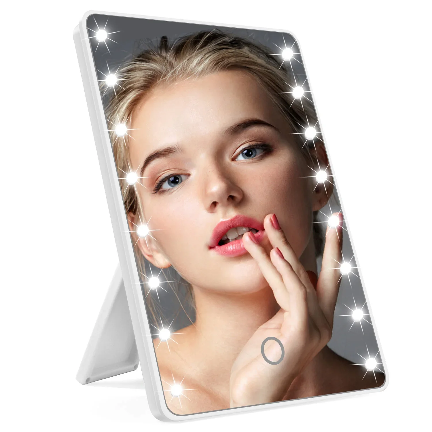16 diod LED Lustro do makijażu – Beauty Makeup Desk recenzja i cena