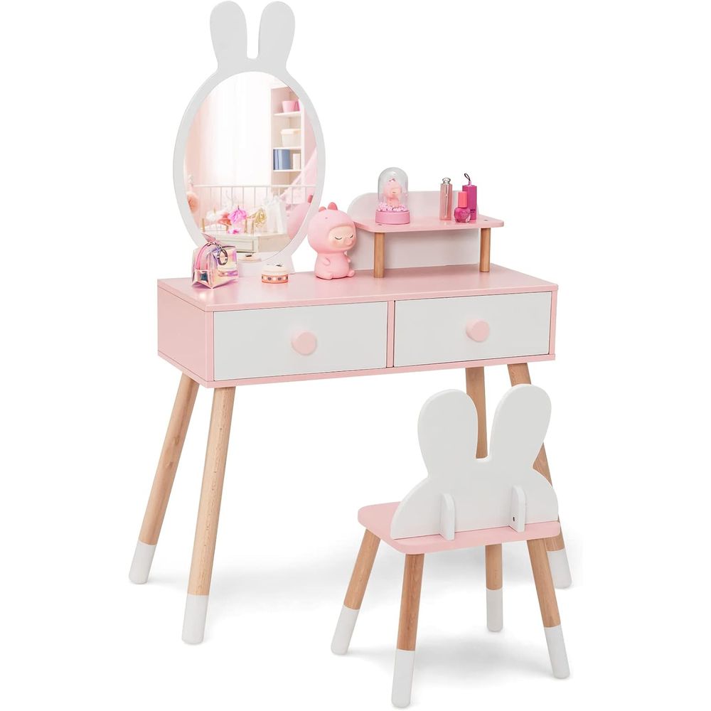 Toaletka dla dzieci EY, zestaw – Beauty Makeup Vanity Set recenzja i cena