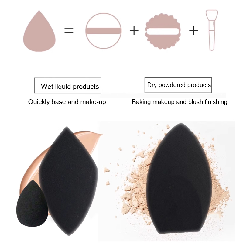 2 szt. Czarna gąbka do makijaż – Beauty Makeup Desk recenzja i cena