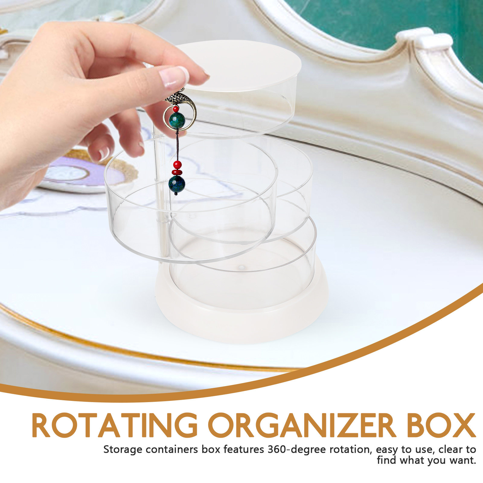 4-poziomowy obrotowy organizer – Beauty For You Makeup recenzja i cena