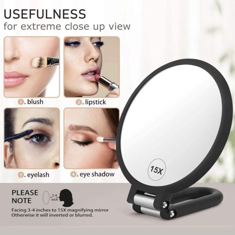 Lusterko ręczne powiększające  – Beauty Makeup Desk recenzja i cena