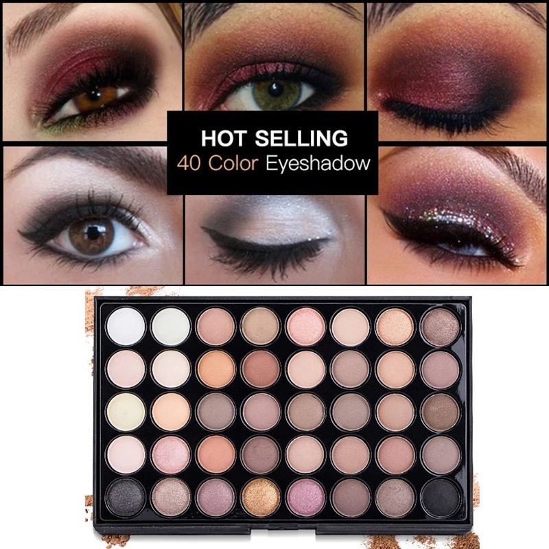 Paleta 40 cieni do powiek - ma – Eyeshadow Glitter Pigment recenzja i cena