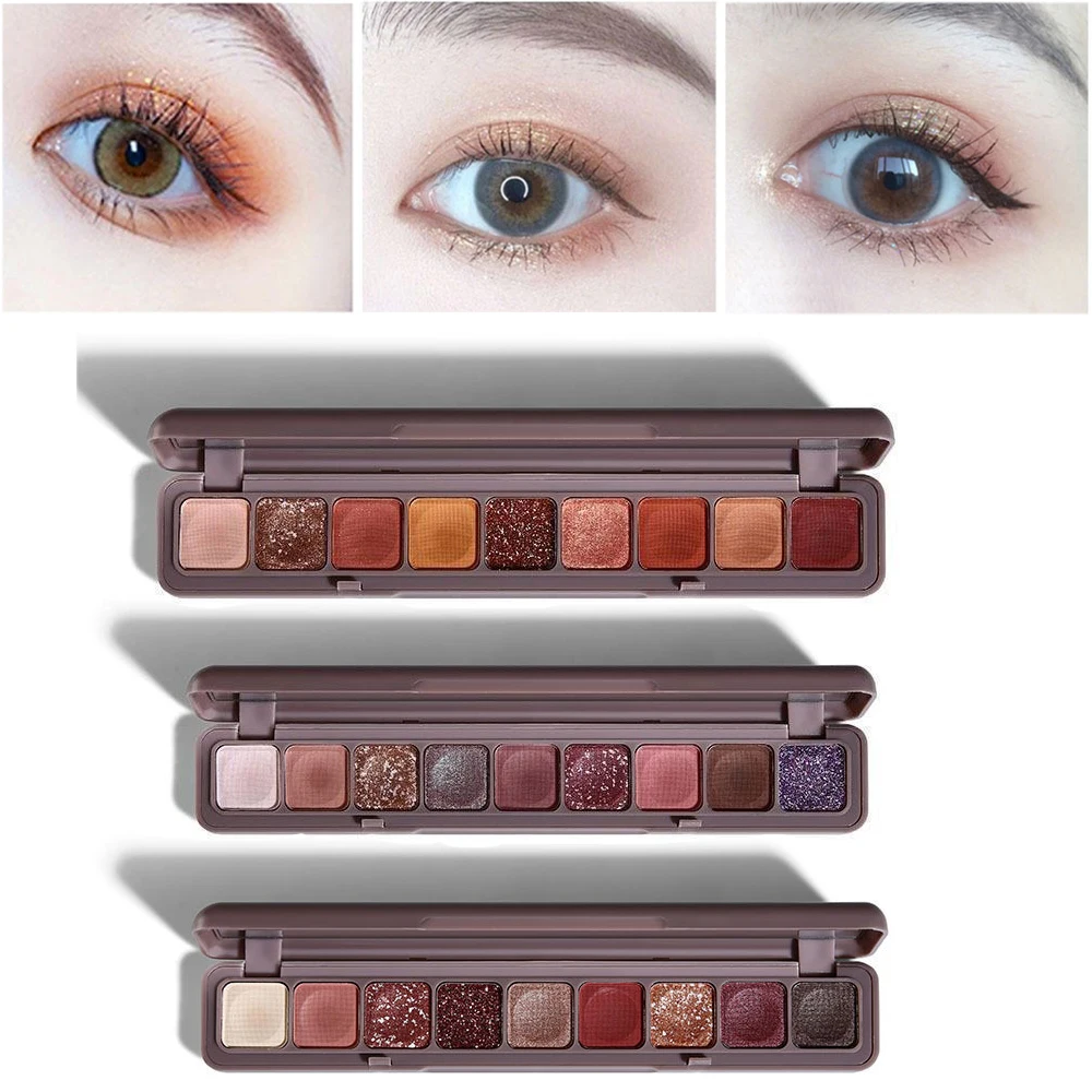 9-kolorowy brokatowy cień do p – Eyeshadow Glitter Pigment recenzja i cena